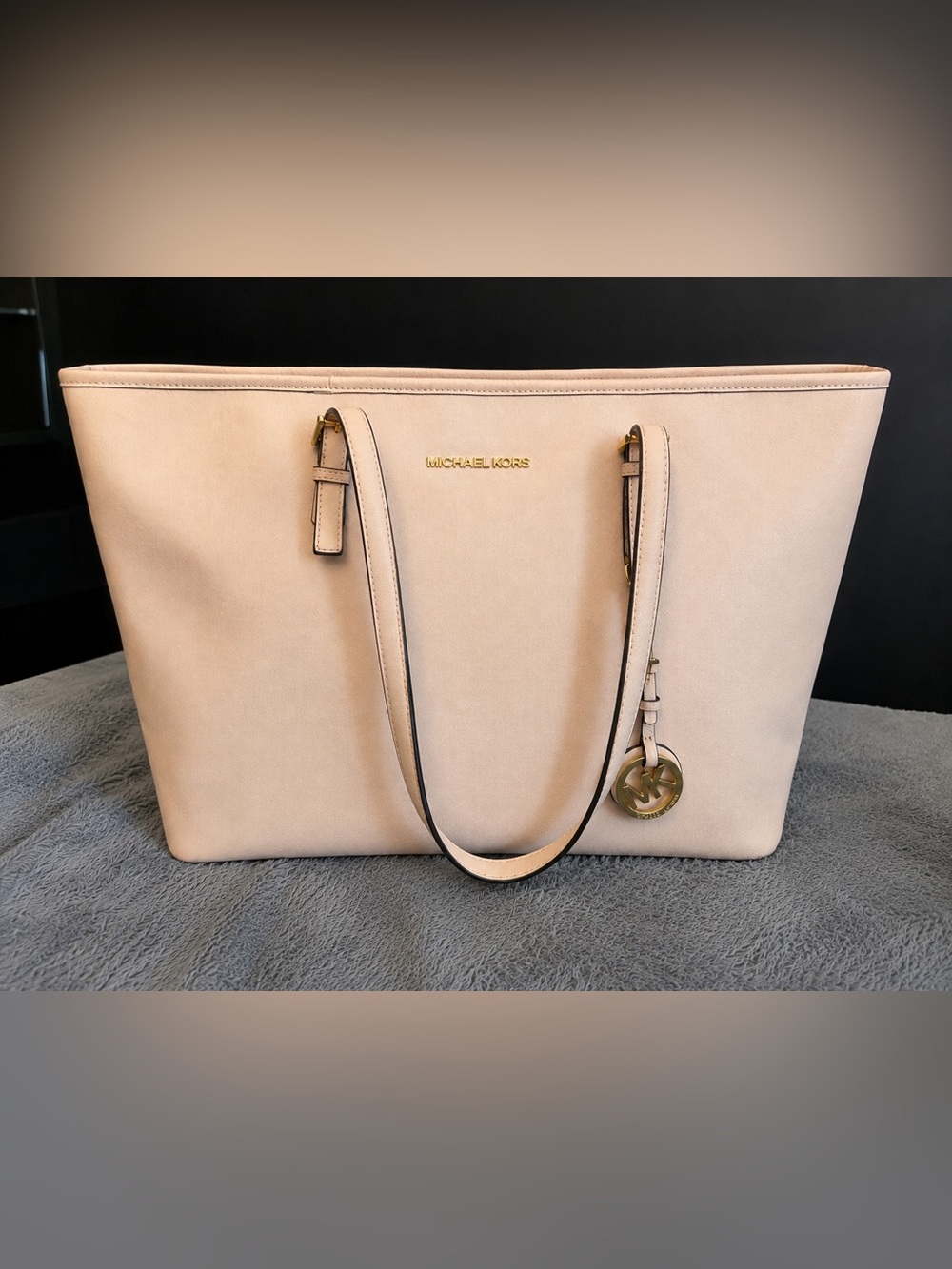 Pink Michael Kors tote bag